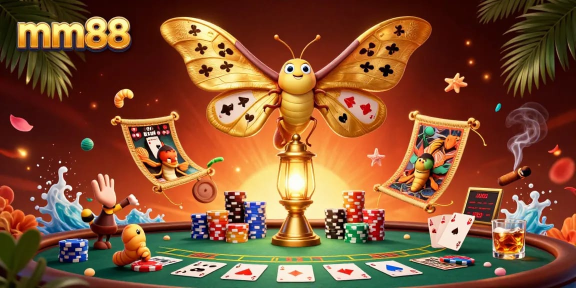 Experience thrilling games at mm88 with vibrant casino scenes and poker excitement.