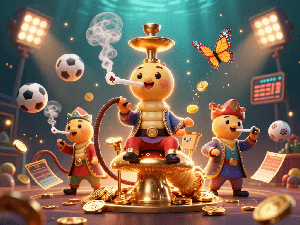 Experience sunwin20 with vibrant sports action and captivating casino elements in a dazzling illustration.