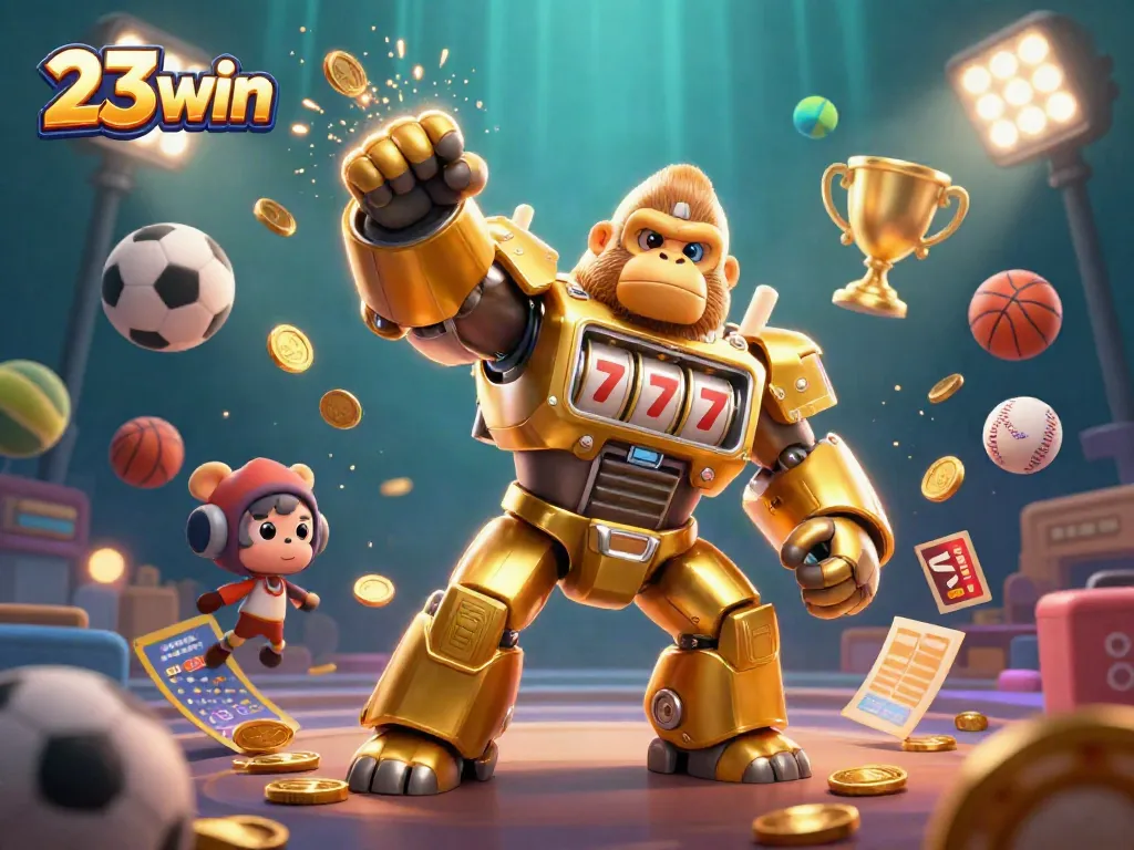 Experience excitement and victory in online gaming with the vibrant 23 win casino illustration.