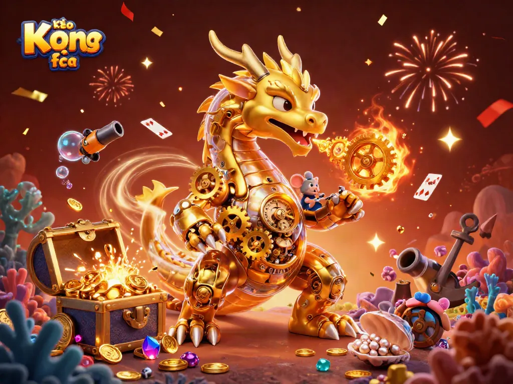 Engage in the excitement of Kèo bóng đá with a captivating 3D rendering featuring dynamic casino elements.