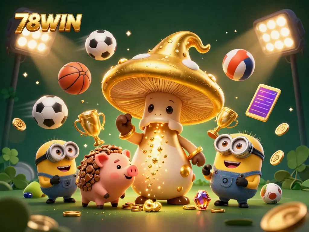 Experience excitement at 78WIN with vibrant game elements and dynamic scenes capturing the thrill of betting.