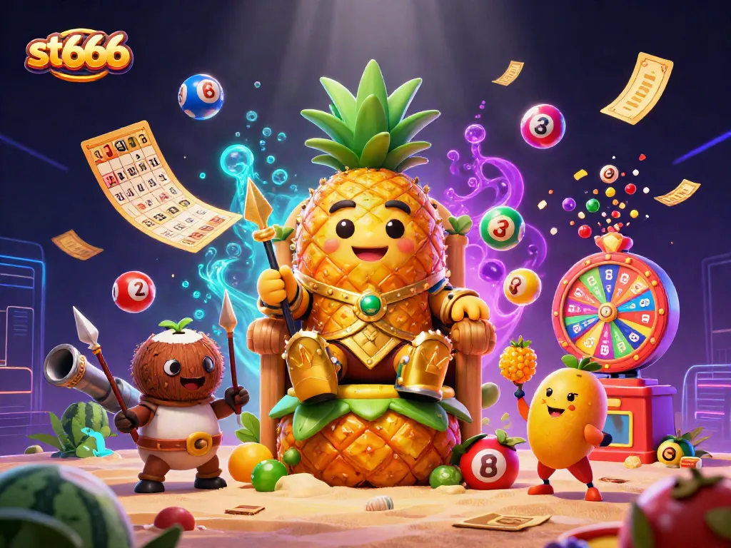 Experience thrilling gameplay at st666 with vibrant 3D casino characters and lottery excitement.