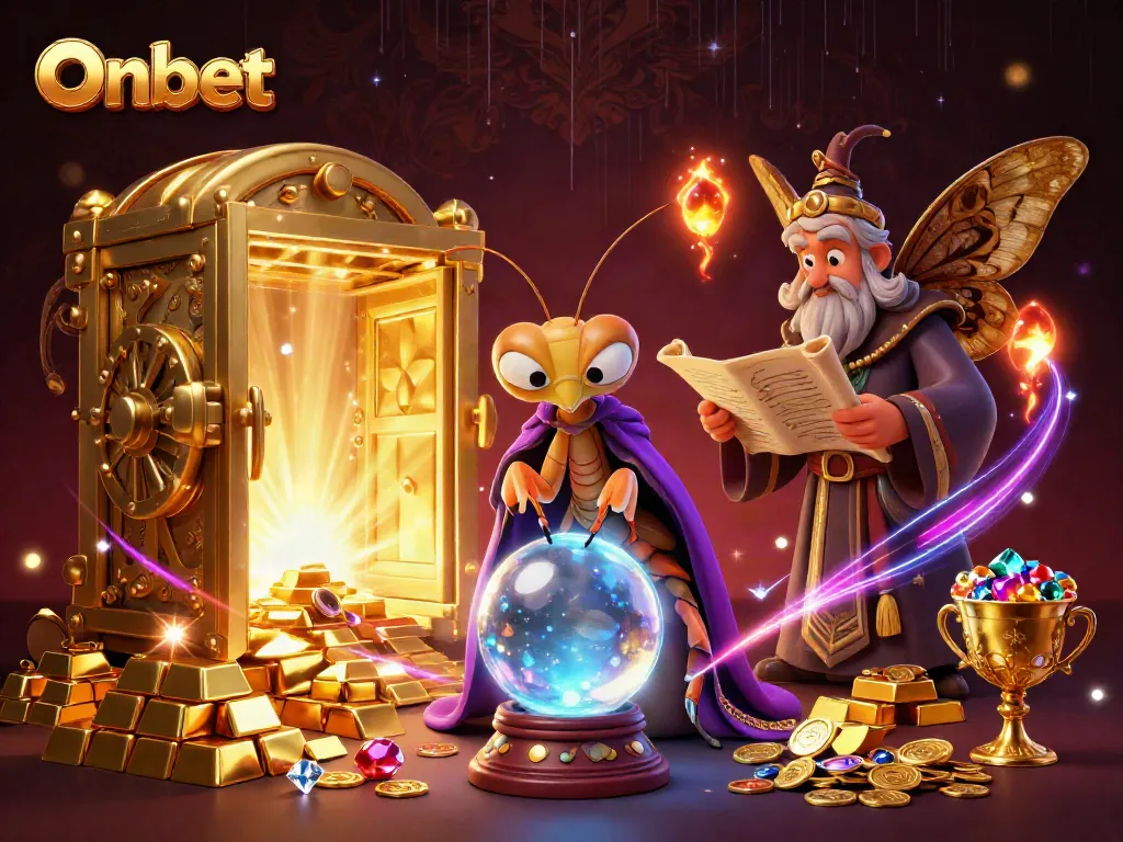 Engage with Onbet's thrilling gaming experience amid magical elements of fortune telling.