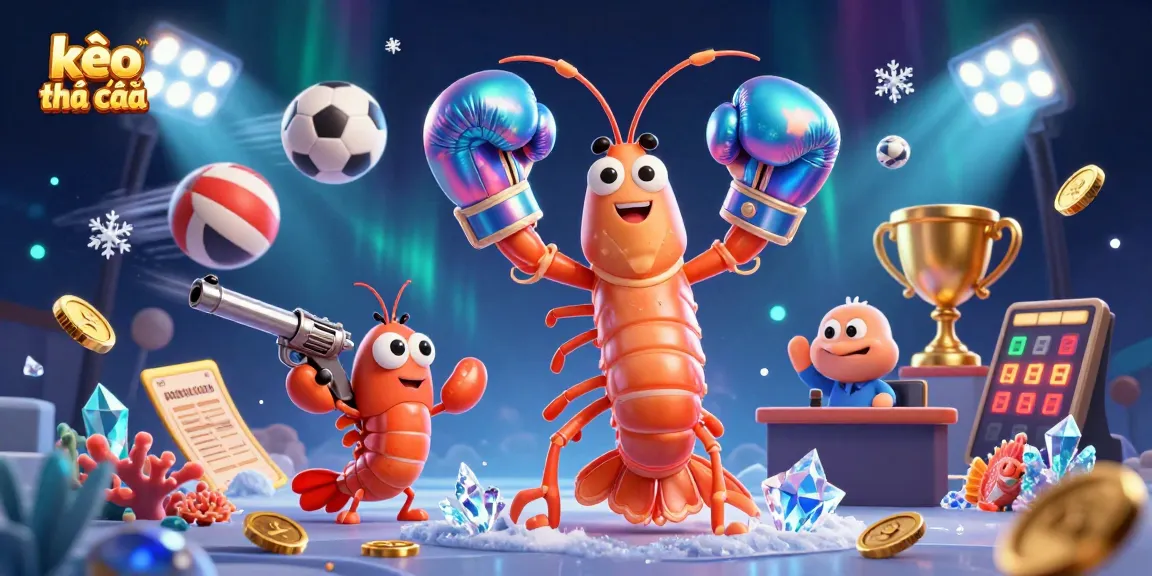 Engage in exciting kèo nhà cái betting with dynamic sports action and vibrant 3D characters.