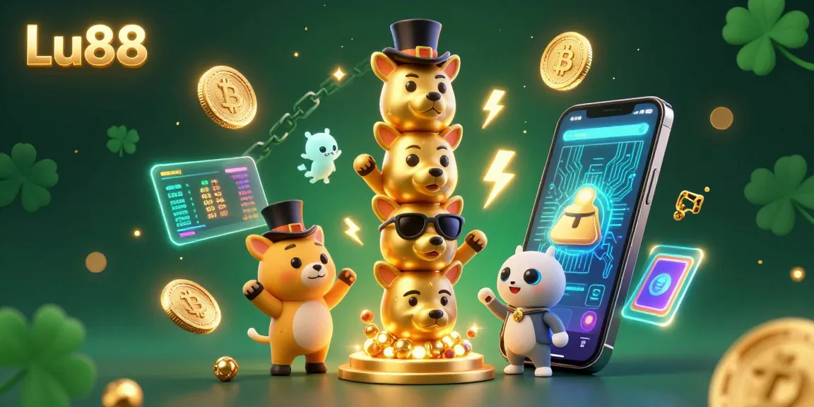 Engage with Lu88's vibrant casino environment, showcasing thrilling crypto connections and lively gaming elements.