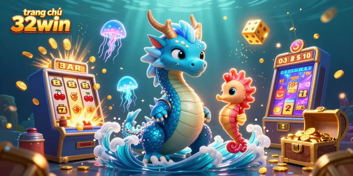 Engage with the action on trang chủ 32win featuring whimsical underwater characters and dynamic casino elements.