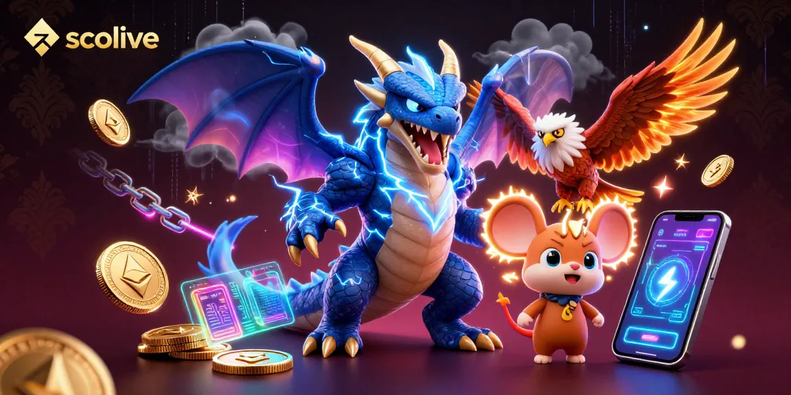 Socolive offers an electric gaming experience with a thunder dragon and crypto elements in action.
