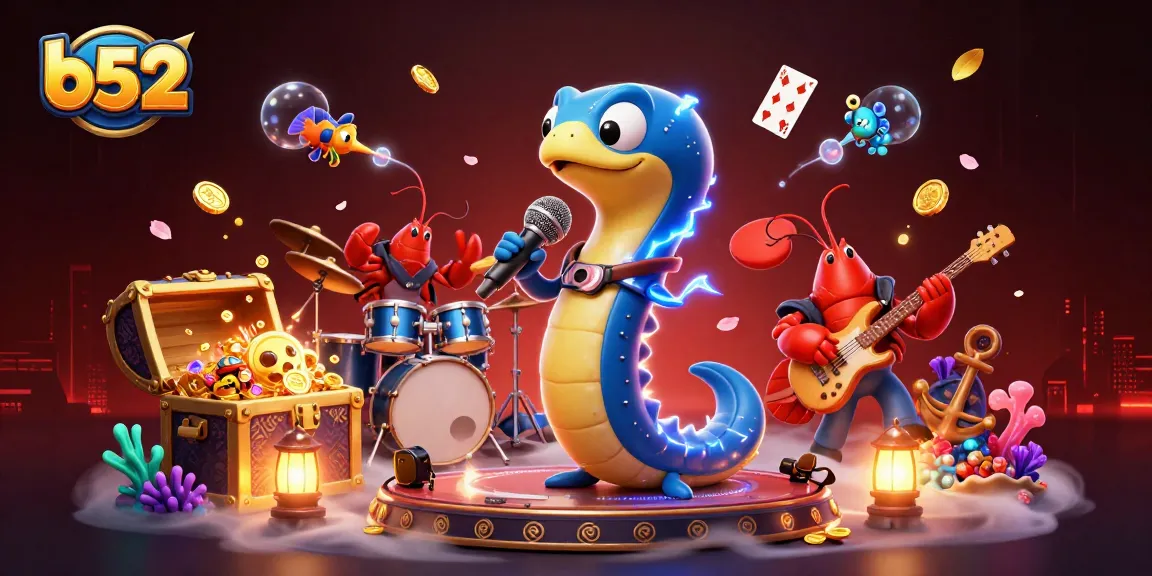 Catch winning moments at b52's vibrant underwater casino with lively characters and sparkling treasures.